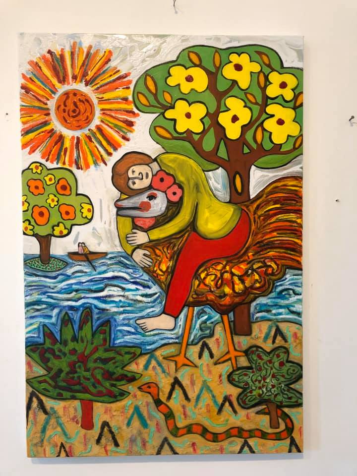 painting by Susan Bee