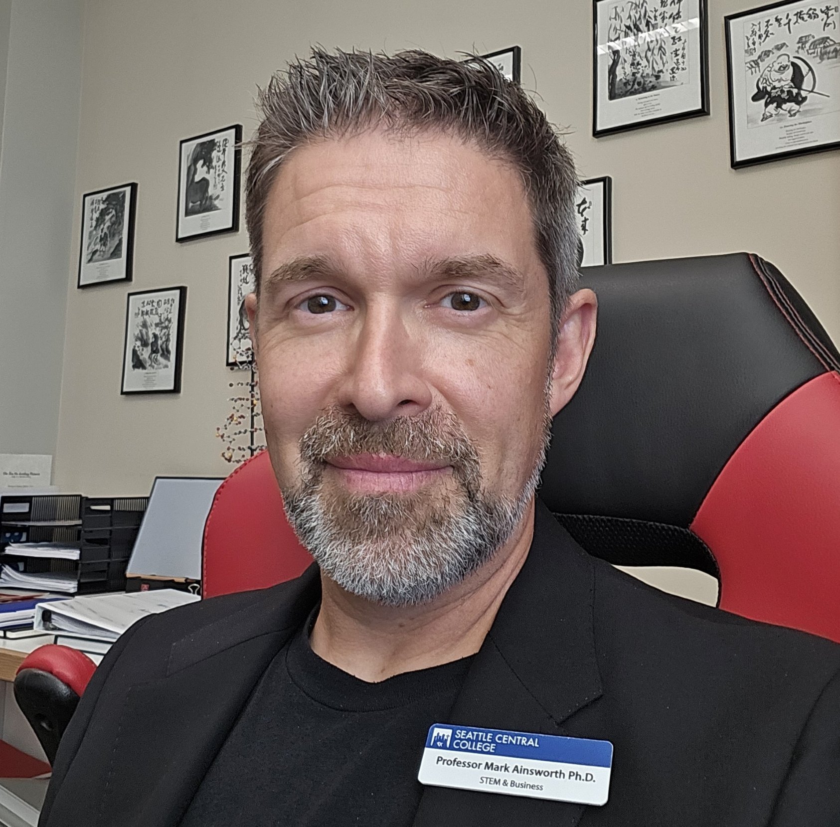 Selfie in Office