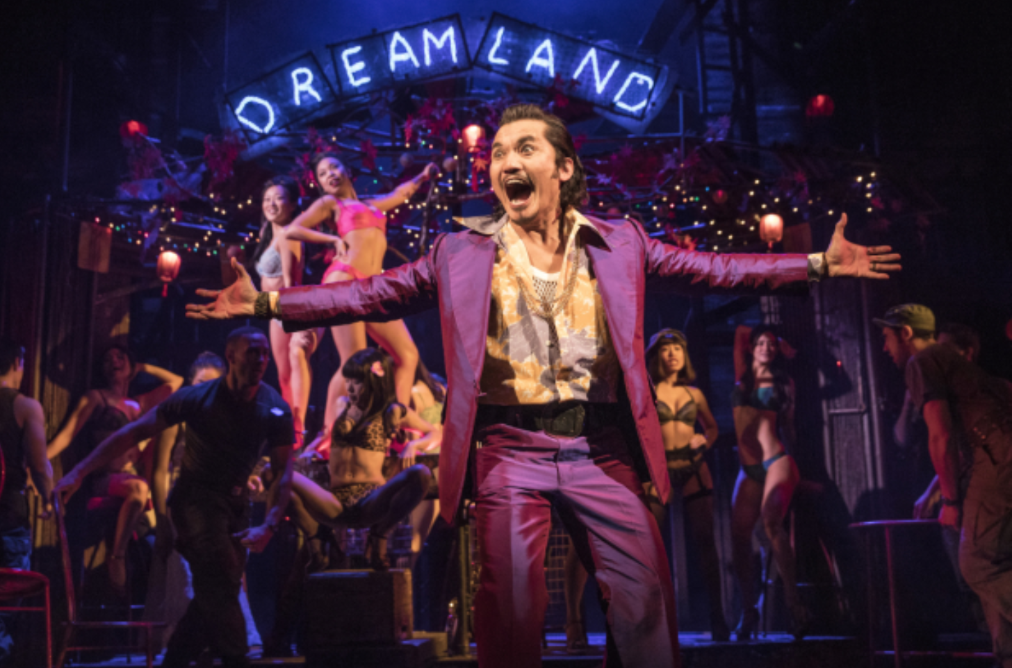 Jon Jon Briones as the Engineer in the Broadway revival of Miss Saigon